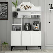 HANAH HOME Lyon 120 White Black komoda