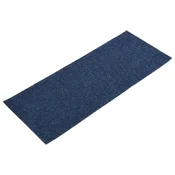 Vidaxl Preproge za stopnice samolepilne 15 kosov 60 x 25 cm temno modre pravokotne