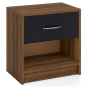 COSTWAY Nočna omarica s predalom Nočna omarica 38,5 x 28 x 40,5 cm, (5000006616)