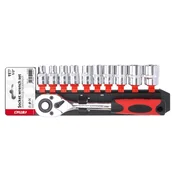 AMIO Komplet ključev za vtičnice 11 kosov 1/2 10-24 mm