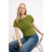 Trendyol Milla Ženska bluza, Zelena