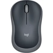 LOGITECH M185 Mouse optical wireless 2.4 GHz USB wireless receiver grey 910-002235