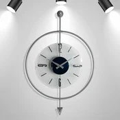 Multikolorni dekorativni metalni zidni sat VLNT01GUSE