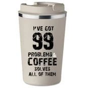 shumee Premium termo skodelica s potiskom imam težave s kavo 350 ml KT_090