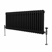 MONSTER Tradicionalni radiator z 2 stolpcema - 300 x 1012 mm - črn, (21569812)