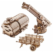 UGEARS 3D sestavljanka Dodatki za tovornjake UGM-11 322 kosov