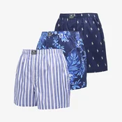 Bokserji Ralph Lauren Open Boxer-3 Pack Boxer Blue L