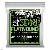 Ernie Ball 2816 Regular Slinky 5-St Flatwound Bass žice za bas gitaru