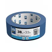 shumee Modri UV maskirni trak 38 mm 33 m