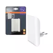 Osram - LED nocno svetlo sa senzorom sumraka LUNETTA LED/0,3W/230V