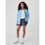 Gap Otroške denim cargo kratke hlače stride 6