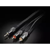 SONOROUS audio kabel 3.5 mm - 2x RCA, 2m