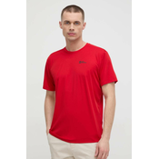 Sportska majica kratkih rukava Jack Wolfskin Tech boja: crvena, bez uzorka