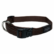 Rogz Ogrlica za pse Reflective Stiching HB06 L Fanbelt 20 mm J (Smeđa)