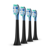 Ultrasonic nastavci C3 Advanced Plaque Control za Philips Sonicare, 4 komada, crni