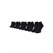 Jack&Jones Set 5 parov moških nizkih nogavic Jacbasic 12206139 Črna