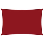 shumee Pravokotna vrtna jadra Oxford Cloth 5x8 m Red