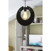 Opviq Luster Kruh , 30cm, Crni