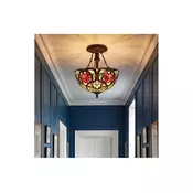 Quoizel QZ-LARISSA-SF - Plafonski luster Tiffany LARISSA 2xE27/60W/230V
