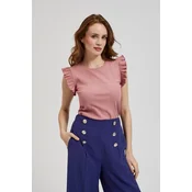 Marisse Womens Blouse L-Ts-4388 Dusty Pink