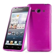 Cadorabo CADORABO Ohišje, združljiv s Huawei v roza - zaščitni pokrov, narejen iz fleksibilnega silikona TPU v brušenem dizajnu, (20569425)