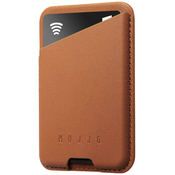 Mujjo Magsafe Leather Card Wallet - Tan