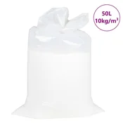 Vidaxl Polnilo za sedežno vrečo EPS 50 L bela 10 kg/m3