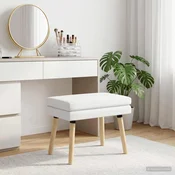 Dvojna klop Bela 60 x 40 x 46 cm Blago