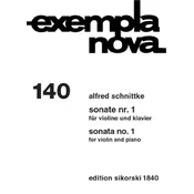 SCHNITTKE:SONATA NO.1 ,VIOLINE AND PIANO