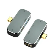 INF 4-v-1 USB-C Hub: A3.0+A2.0+Type-C+3.5mm Audio, Dvojni USB-C Adapter za Prenosnike, (5000291416)