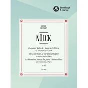 NOLCK:THE FIRST YEAR OF THE YOUNG CELLIST OP.63 CELLO AND PIANO