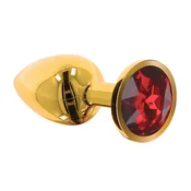 SuperLove Anal Jewel Gold-Red Small