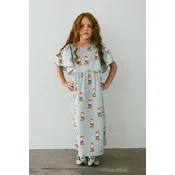 Otroška bombažna obleka Tinycottons READERS DRESS