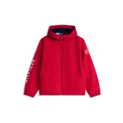 TOMMY HILFIGER Prehodna jakna rdeča/bela
