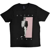 Elton John Tux Photo Black M Majica