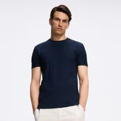 Reserved - Slim fit majica kratkih rukava od strukturirane tkanine