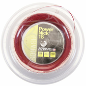 Ashaway PowerNick 18 Zyex Red 1.15mm Squash String (110m Roll)