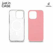 JUST IN CASE Futrola MAG MIX 2u1 za iPhone 15 Pro Max/ roza