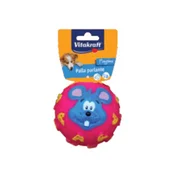 Vitakraft Plasticna lopta s licem životinja, 10 cm, Šarena