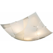 GLOBO 40403-3 | Paranja Globo zidna svjetiljka 3x E27 krom, metal bijela, prozirno