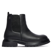 Škornji Tommy Hilfiger Chelsea Boot T3A5-34152-1355 D Črna