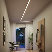 Paulmann LED-svetlobna letev Linion, črna, 90° kot, 3.000 K - Dnevna soba/jedilnica - Sodobni - Aluminij