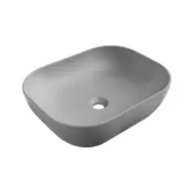 Mexen Rosa nadpultni umivalnik 50 x 40 cm svetlo siv mat - 21095061