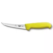 Nož za izkoščevanje Victorinox 5.6608.12B, ukrivljeno ozko rezilo, 12 cm, rumen