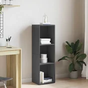 Ormaric za knjige/TV sjajni sivi 36x30x114 cm konstruirano drvo