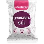 Allnature Epsom salt sol za kopel 500 g