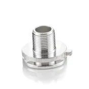GLOBAL Aluminijasta vtičnica za adapter za vodila, M 13 x 1 - polirani aluminij - Kovina