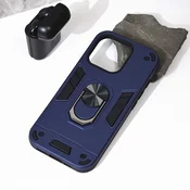 Maska Hard Ring za iPhone 16 Pro 6.3 tamnoplava
