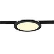 Trio Lighting Camillus LED tirna svetilka za DUOline, črna, O 26 cm - Dnevna soba / jedilnica - Sodobni - črna mat barva - Plastika