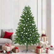 vidaXL vidaXL Božično drevo med 300 LED z stojalom Zelena 210 cm PE, (5000066865)